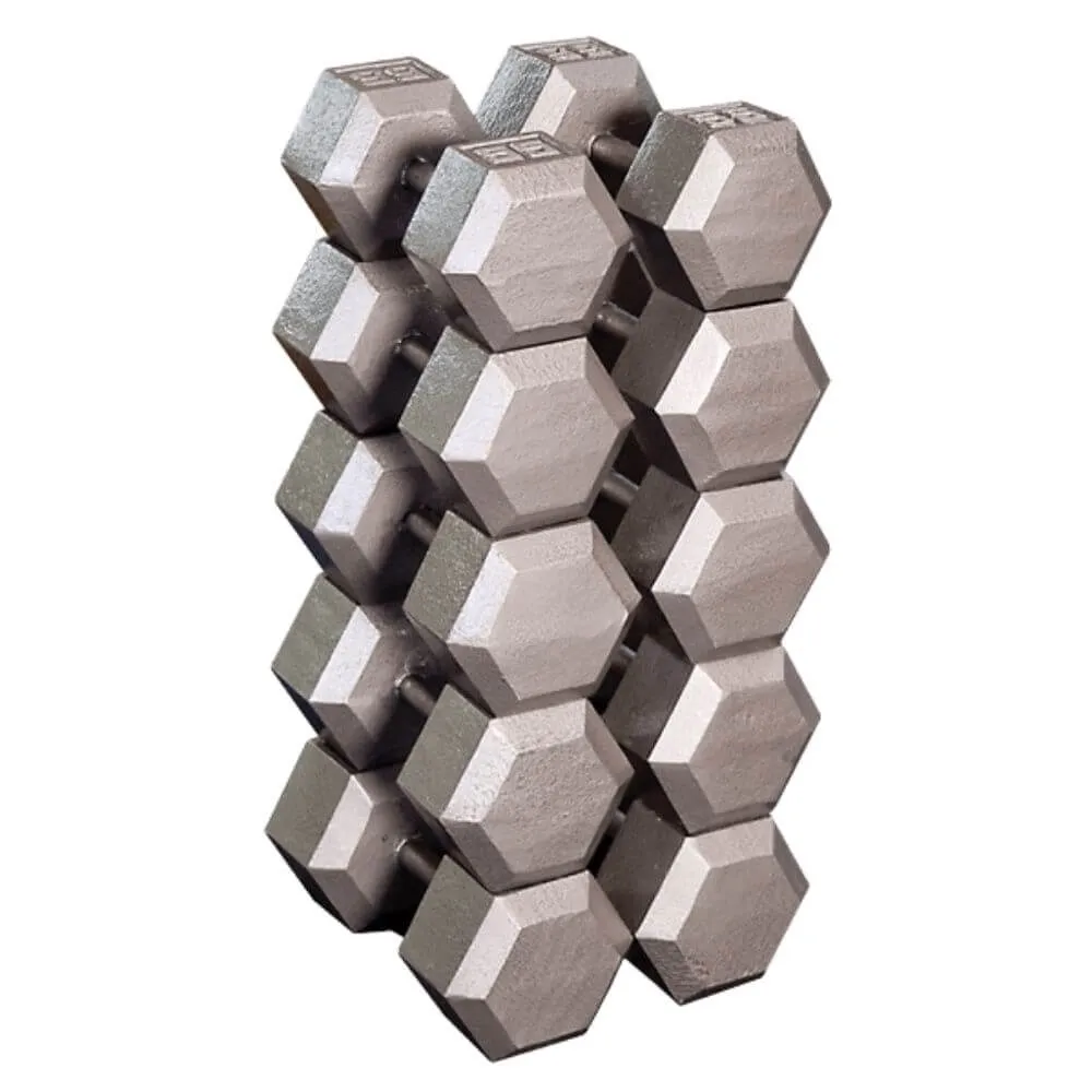 Body-Solid Cast Iron Hex Dumbbell Sets SDS