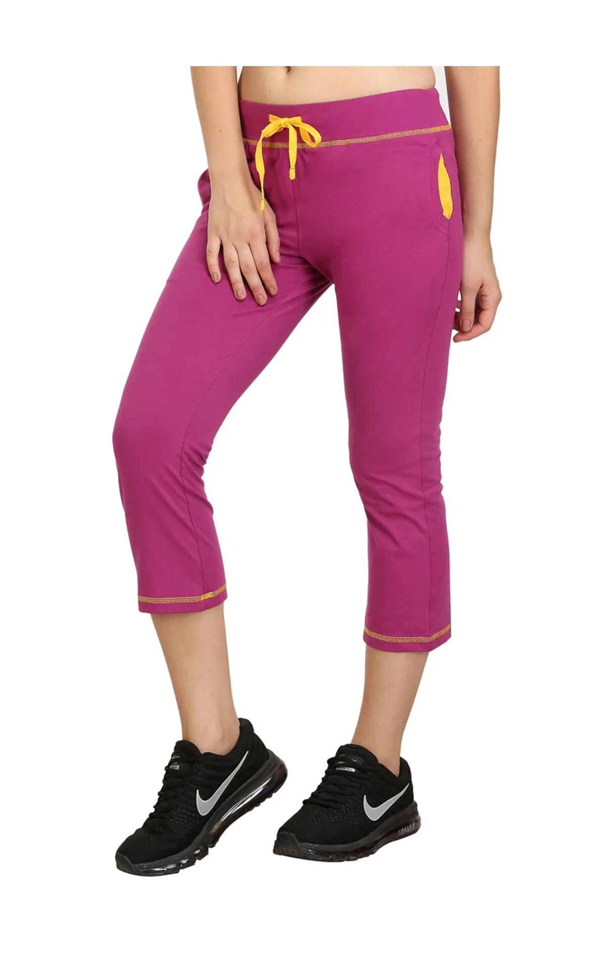 Bodyactive Women Wine Capris-LC3-WIN