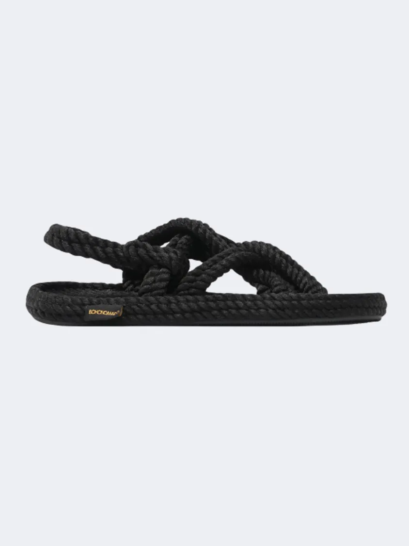 Bohonomad Bodrum Rope Women Lifestyle Sandals Black