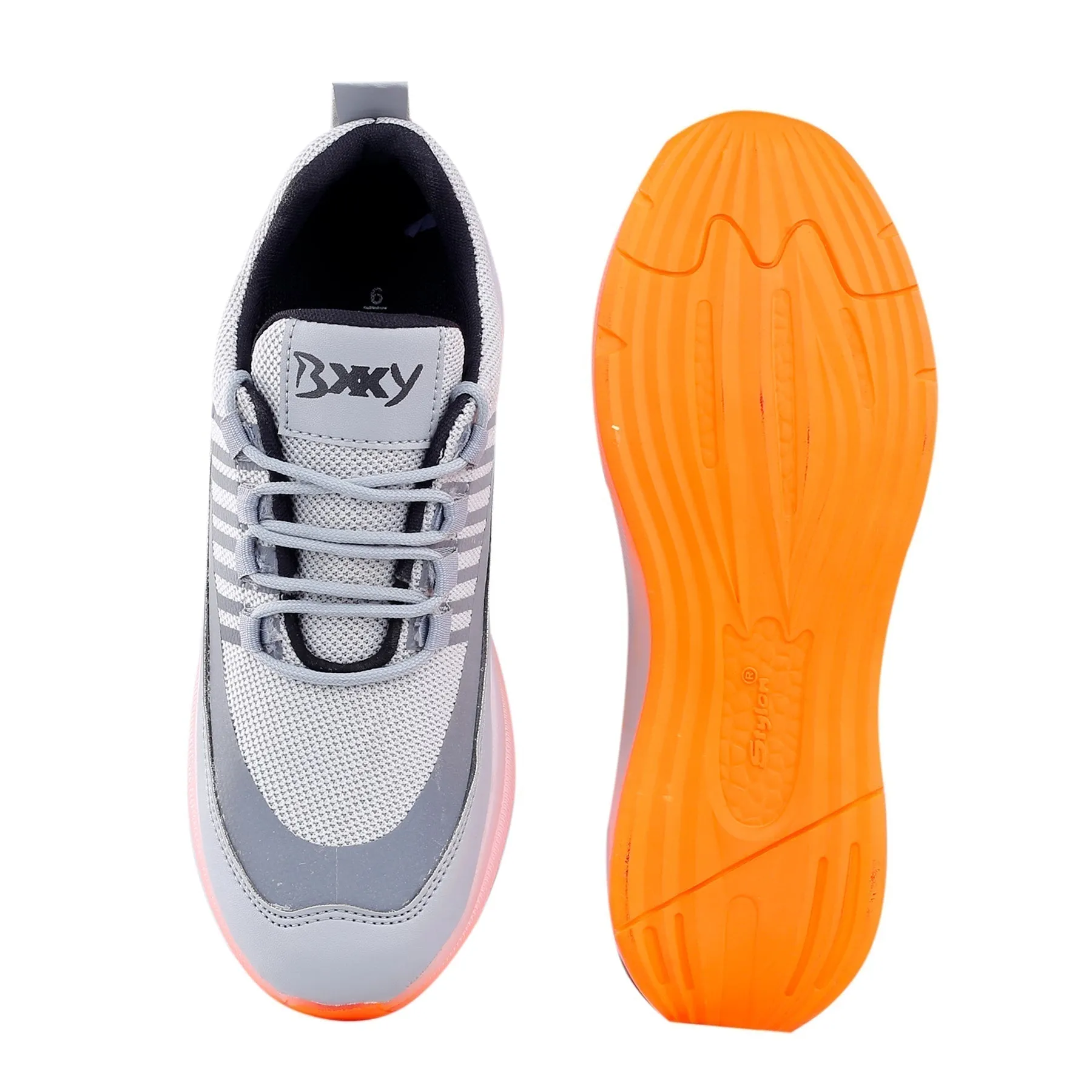 Bxxy's Designer Sports Shoes On Transparent Sole