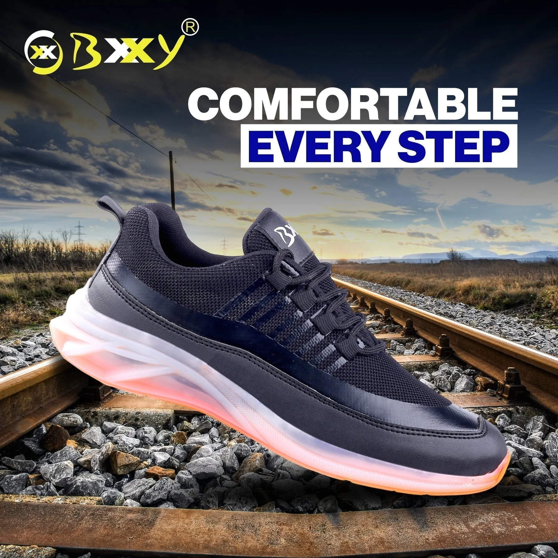 Bxxy's Men's Trendy Sports Lace-up Shoes