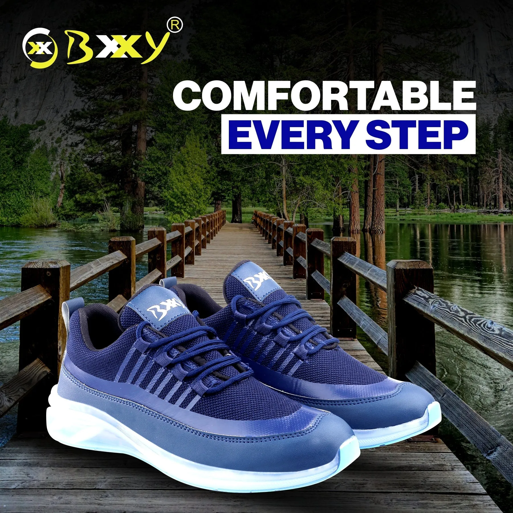 Bxxy's Men's Ultra Comfortable Casual Running Sports Shoes