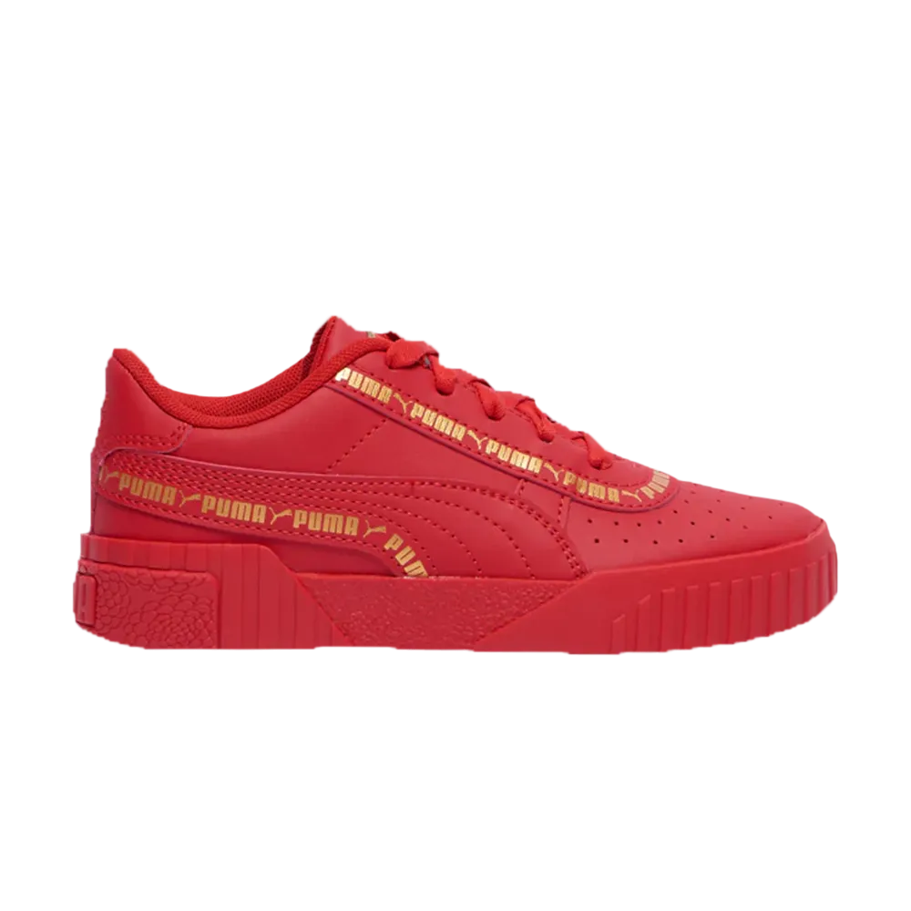 Cali Taping Jr Puma Sneakers, Red