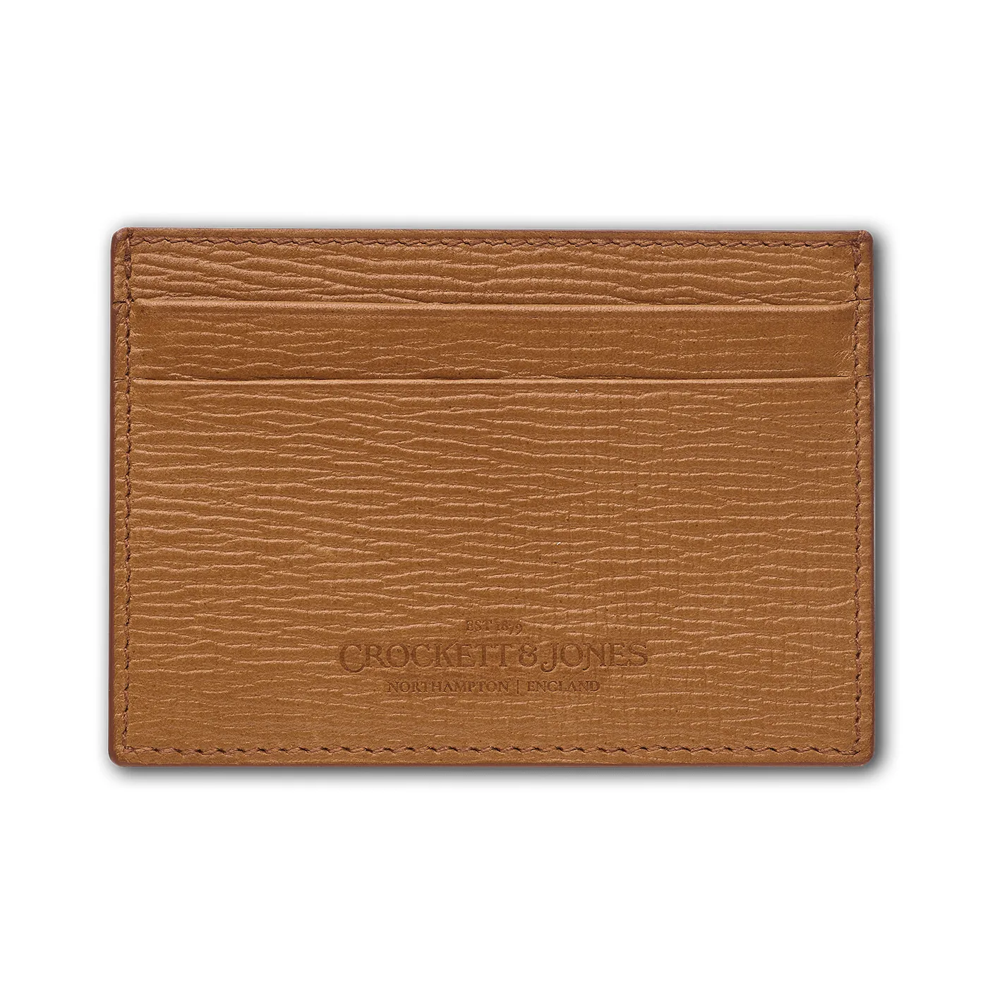 Card Holder Tan Willow Grain