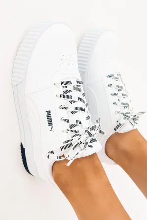 Carina Logo Mania Sneaker Puma White Black