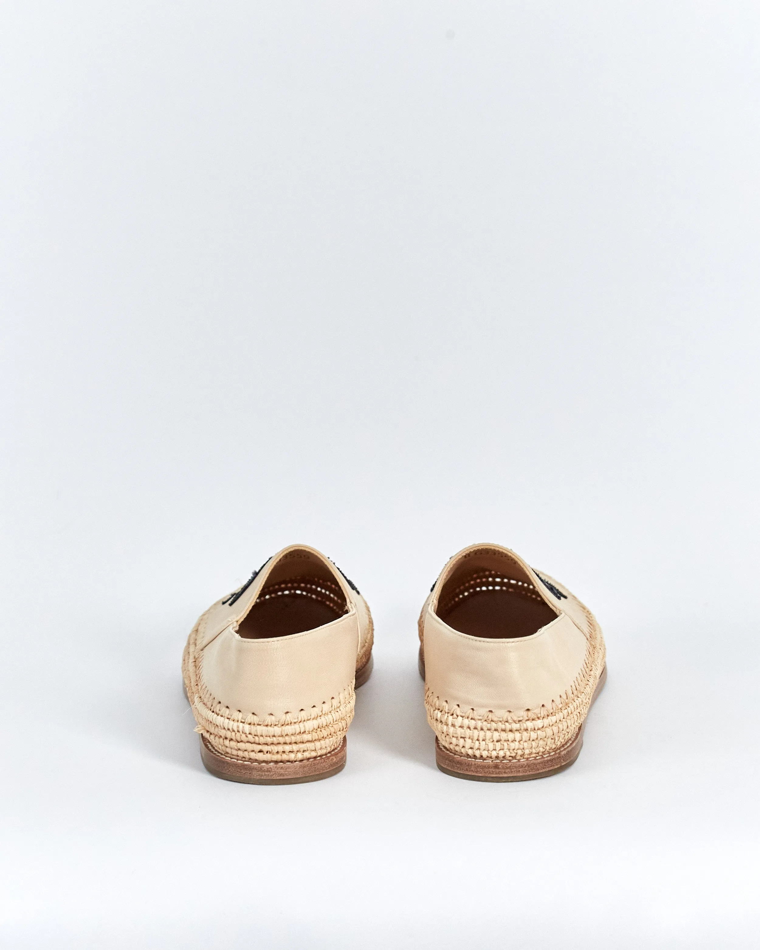 Chanel leather espadrilles, beige, 42