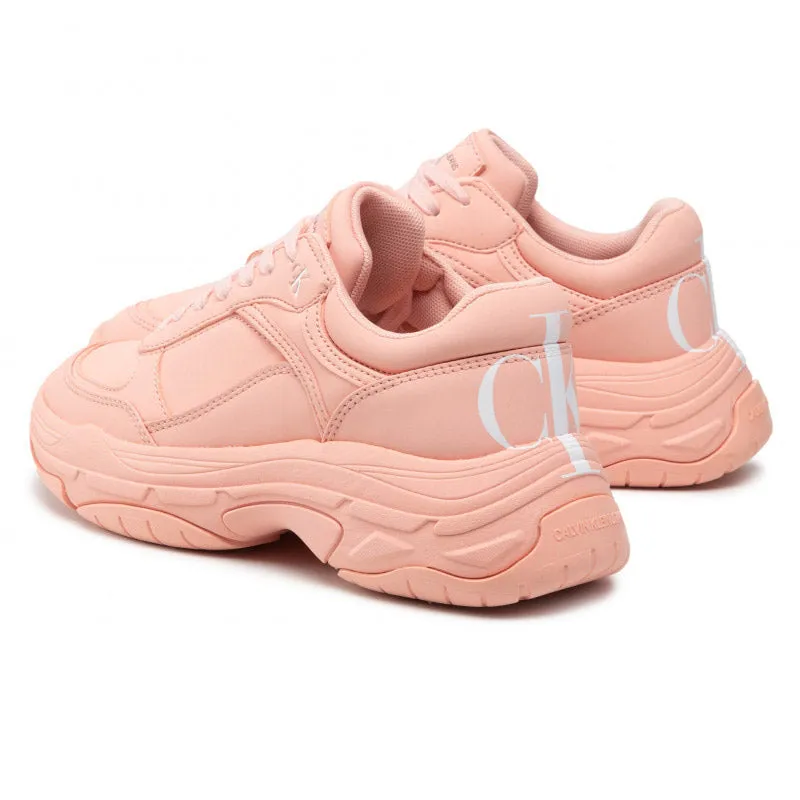 Chunky Lace-Up Sneaker - Blush