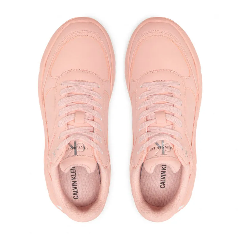 Chunky Lace-Up Sneaker - Blush