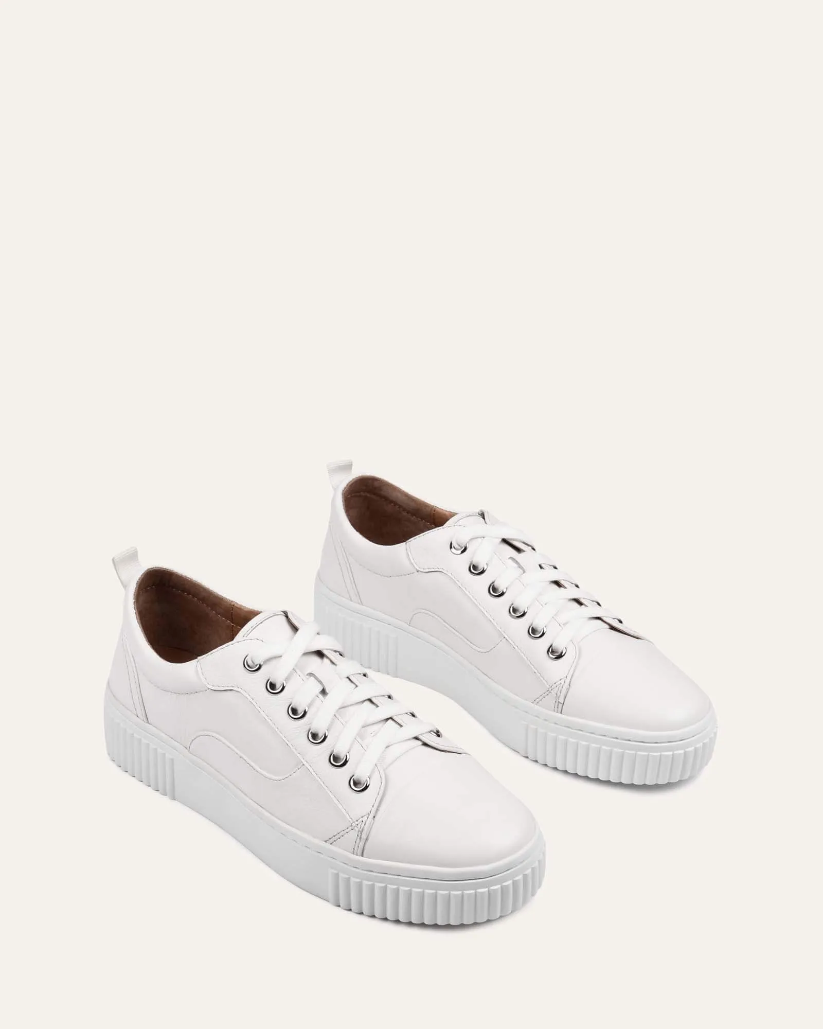 CLAREMONT SNEAKERS WHITE LEATHER