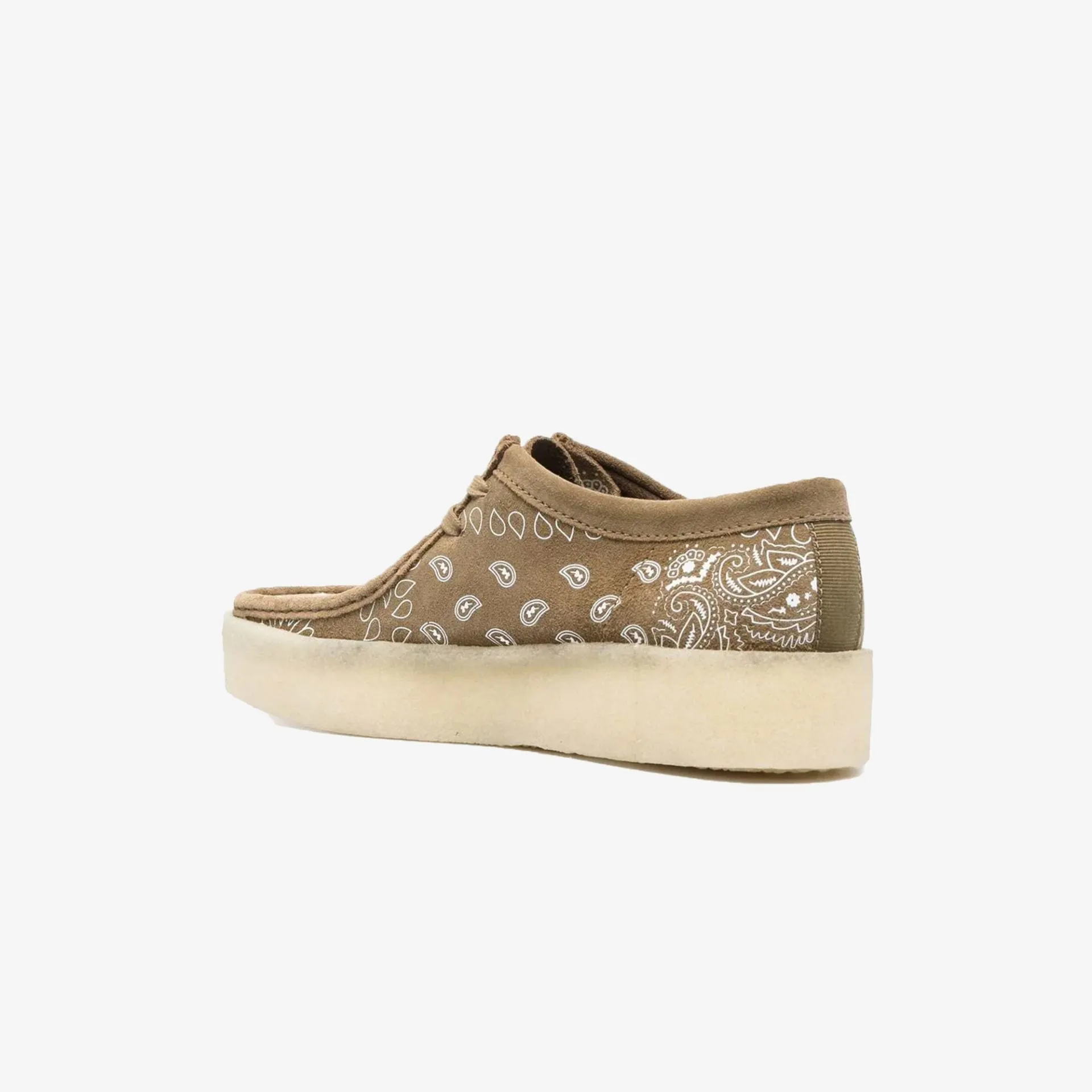 Clarks Originals | WALLABEE CUP DARK  { OLIVE PRINT