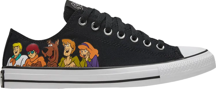 Converse Scooby-Doo x Chuck Taylor All Star Low Mystery-Solving Gang Sneakers, Black