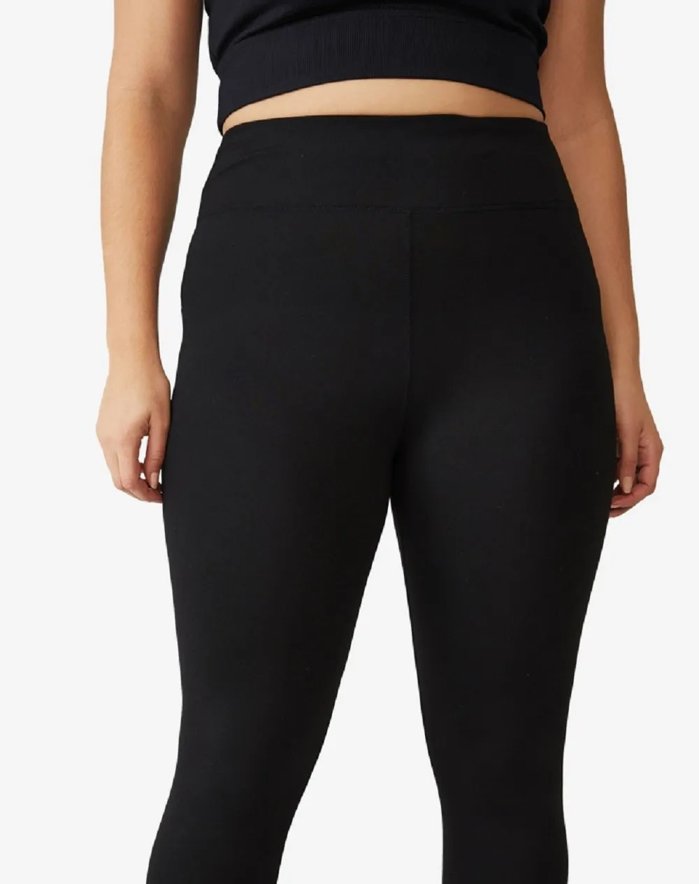 COTTON ON Women's Active Highwaist Core Full Length Tight Pants Black