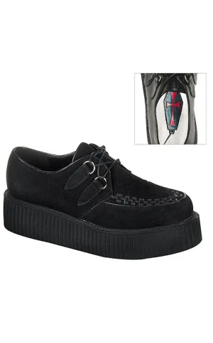 CREEPER-402S Black Suede Creepers