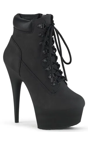 DELIGHT-600TL-02 Black Timberland Platform Ankle Boots