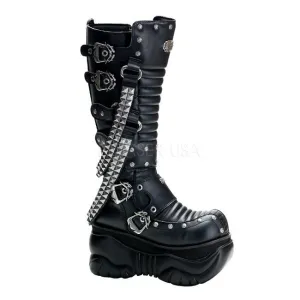 Demonia Boxer-206 Platform Cyber Boot