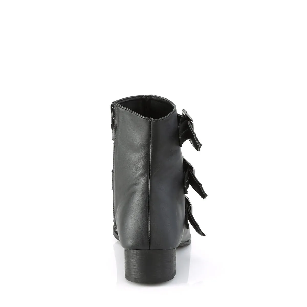 Demonia WARLOCK-50-C | Black Vegan Leather Unisex Boots