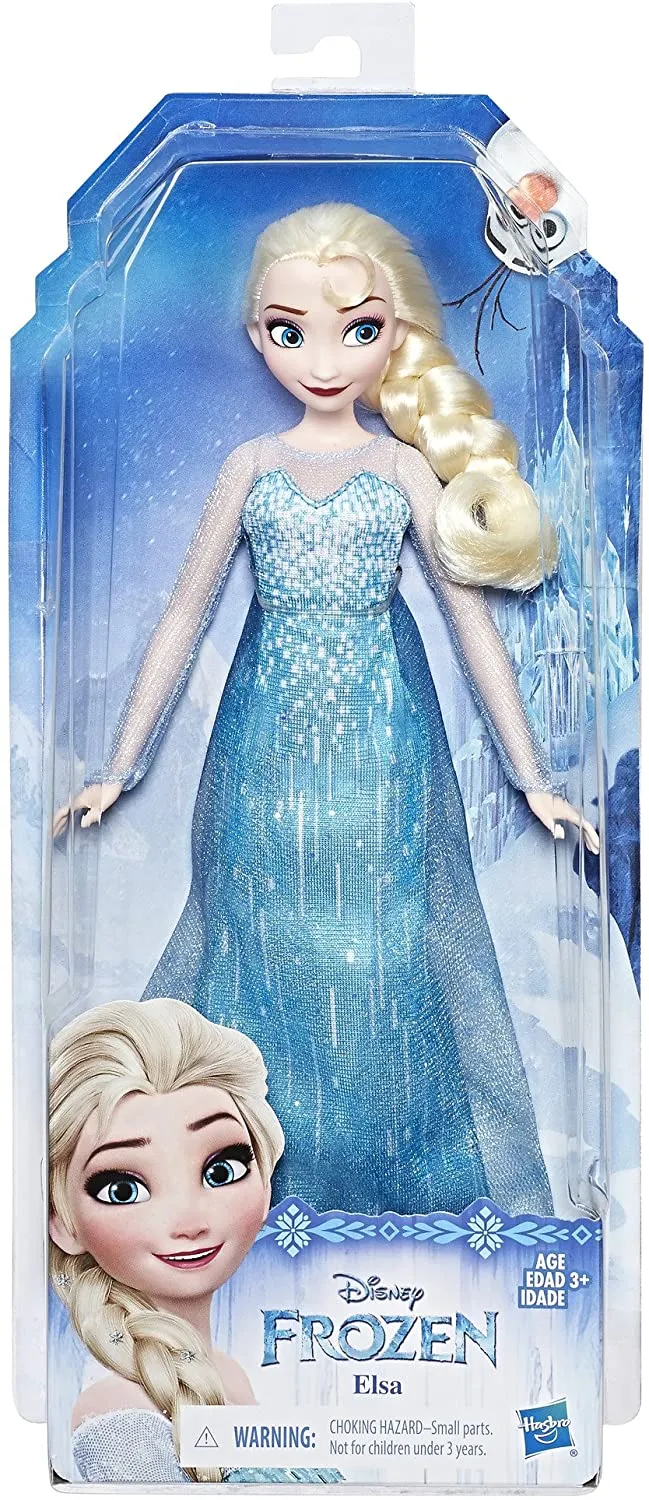 Disney Frozen Classic Fashion Elsa - Elsa's Shoes and Movie-Inspired Snow Queen Gown