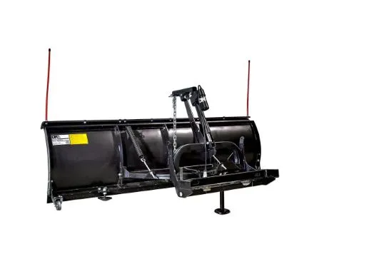 DK2 82 in. x 19 in. Heavy-Duty Universal Mount T-Frame Snow Plow Kit with Actuator and Wireless Remote