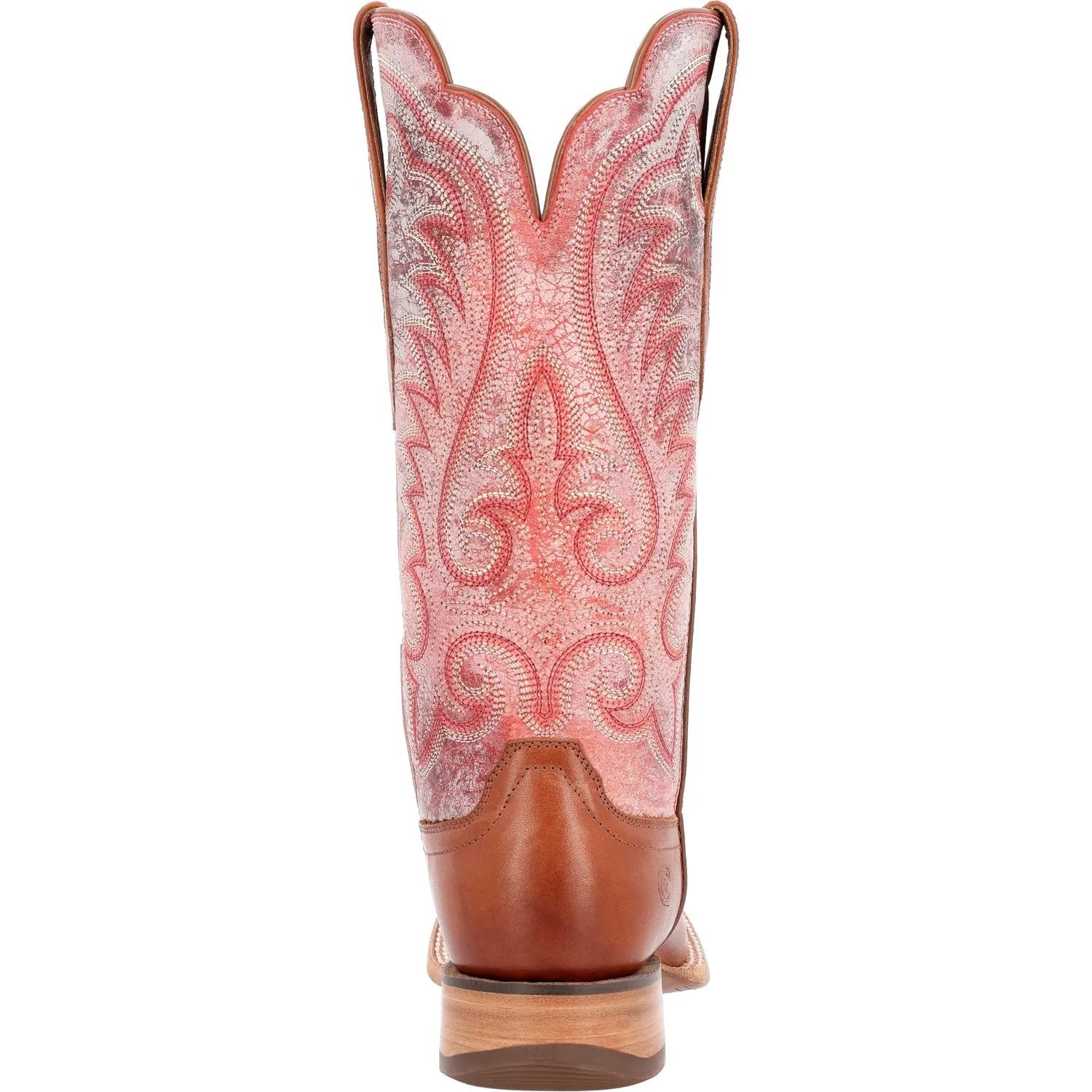 Durango Womens Arena Pro Western Tawny/English Rose Leather Cowboy Boots