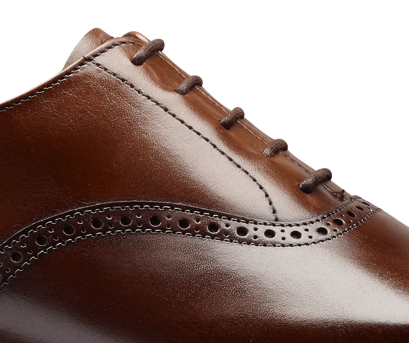 Edgware Dark Brown Burnished Calf