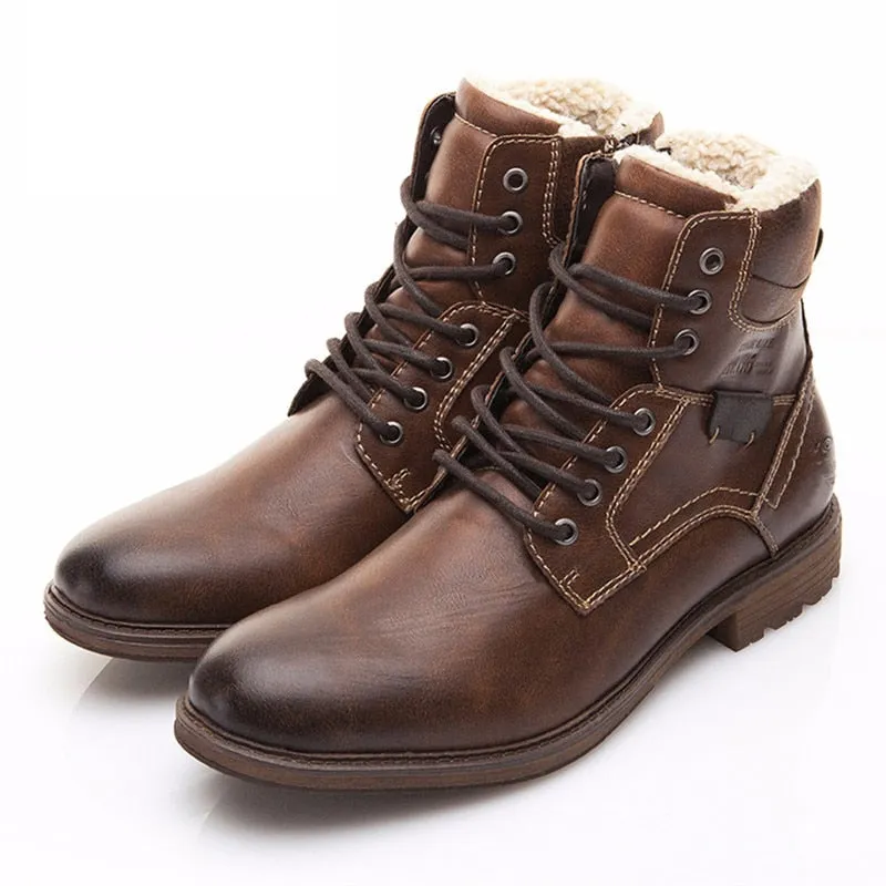 Fashion Vintage Style Male Winter Boots