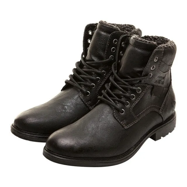 Fashion Vintage Style Male Winter Boots