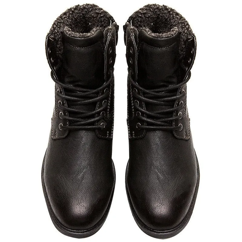 Fashion Vintage Style Male Winter Boots