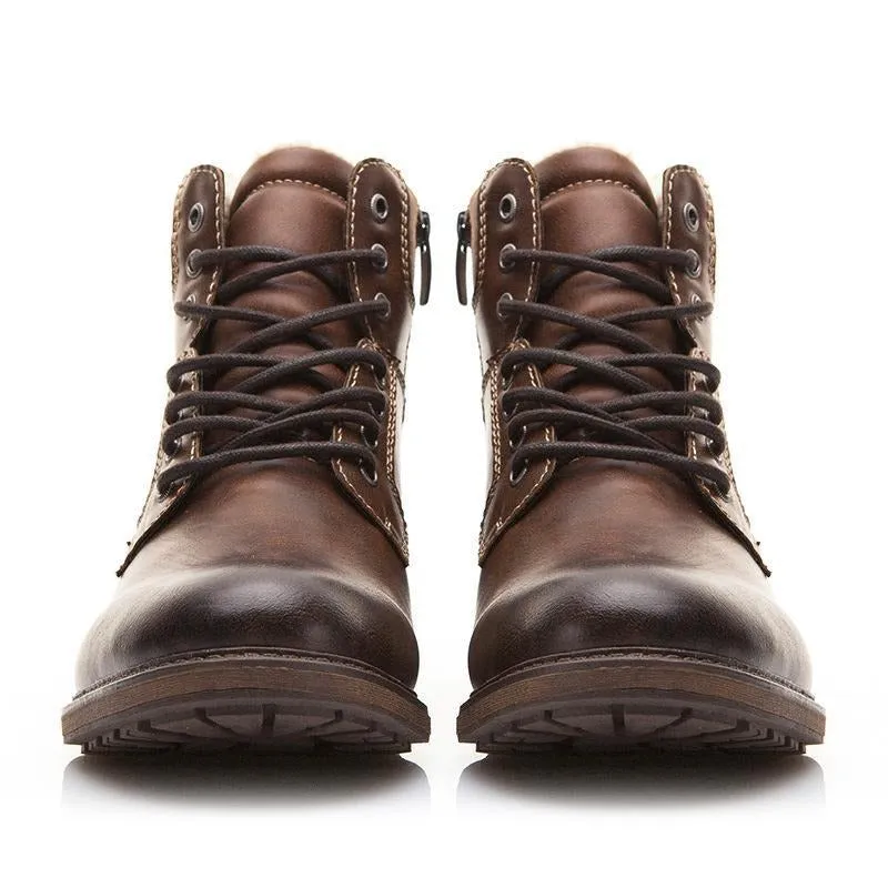 Fashion Vintage Style Male Winter Boots