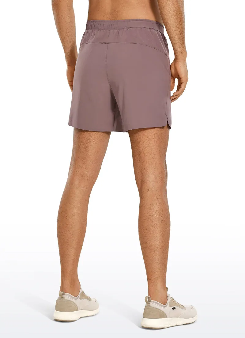 Feathery-Fit Athletic Shorts 6''- Lineless