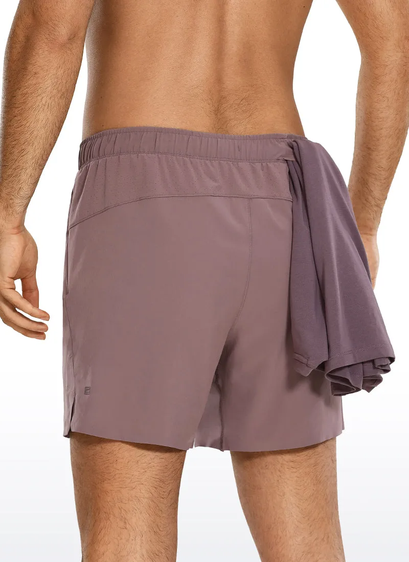 Feathery-Fit Athletic Shorts 6''- Lineless