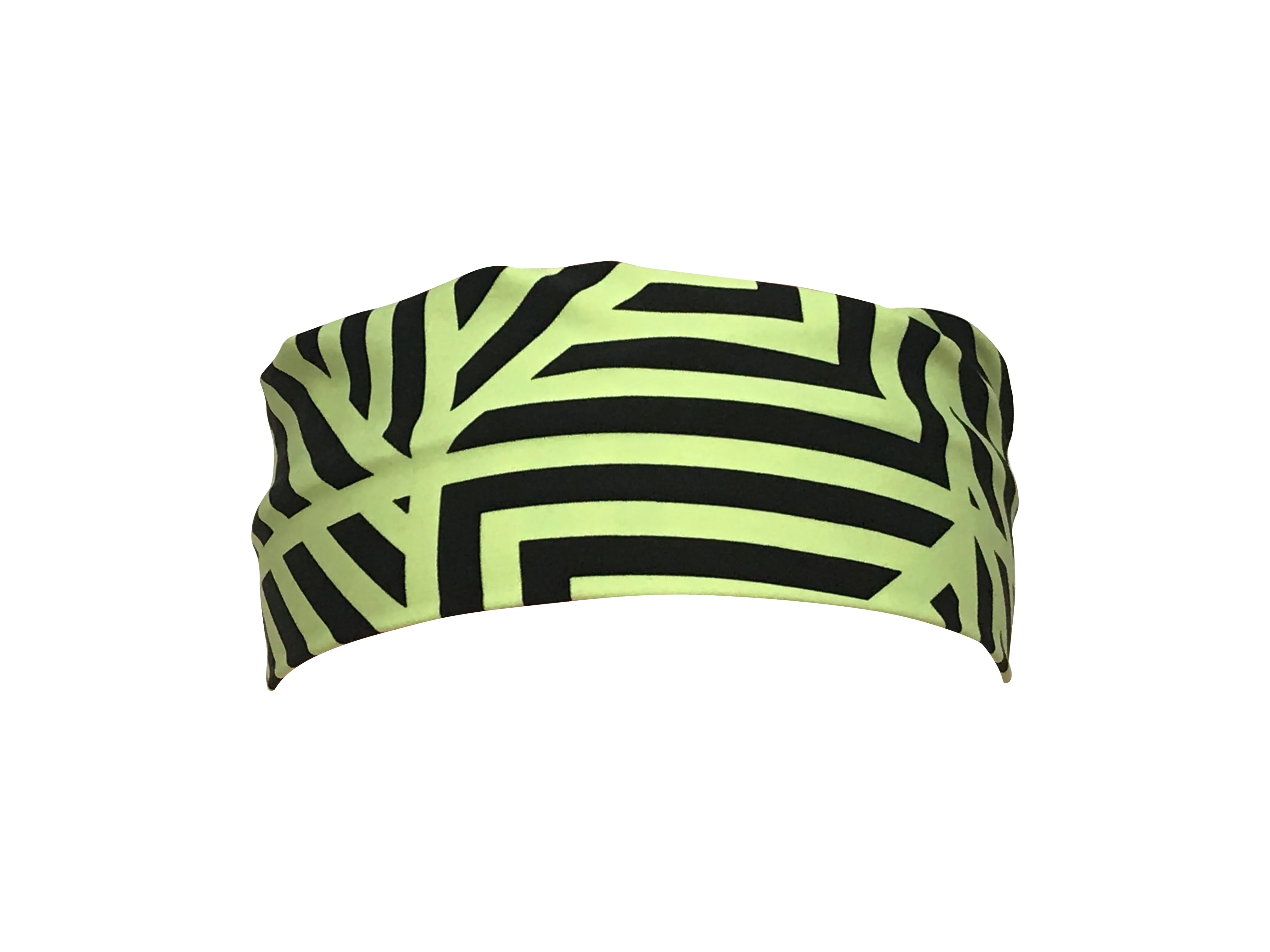 Fluoro Zig  Zag Workout Headband