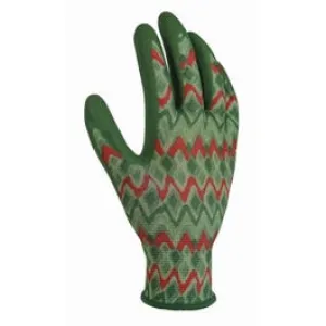 Garden Gloves, Latex-Coated, Knit Shell, Women's Large