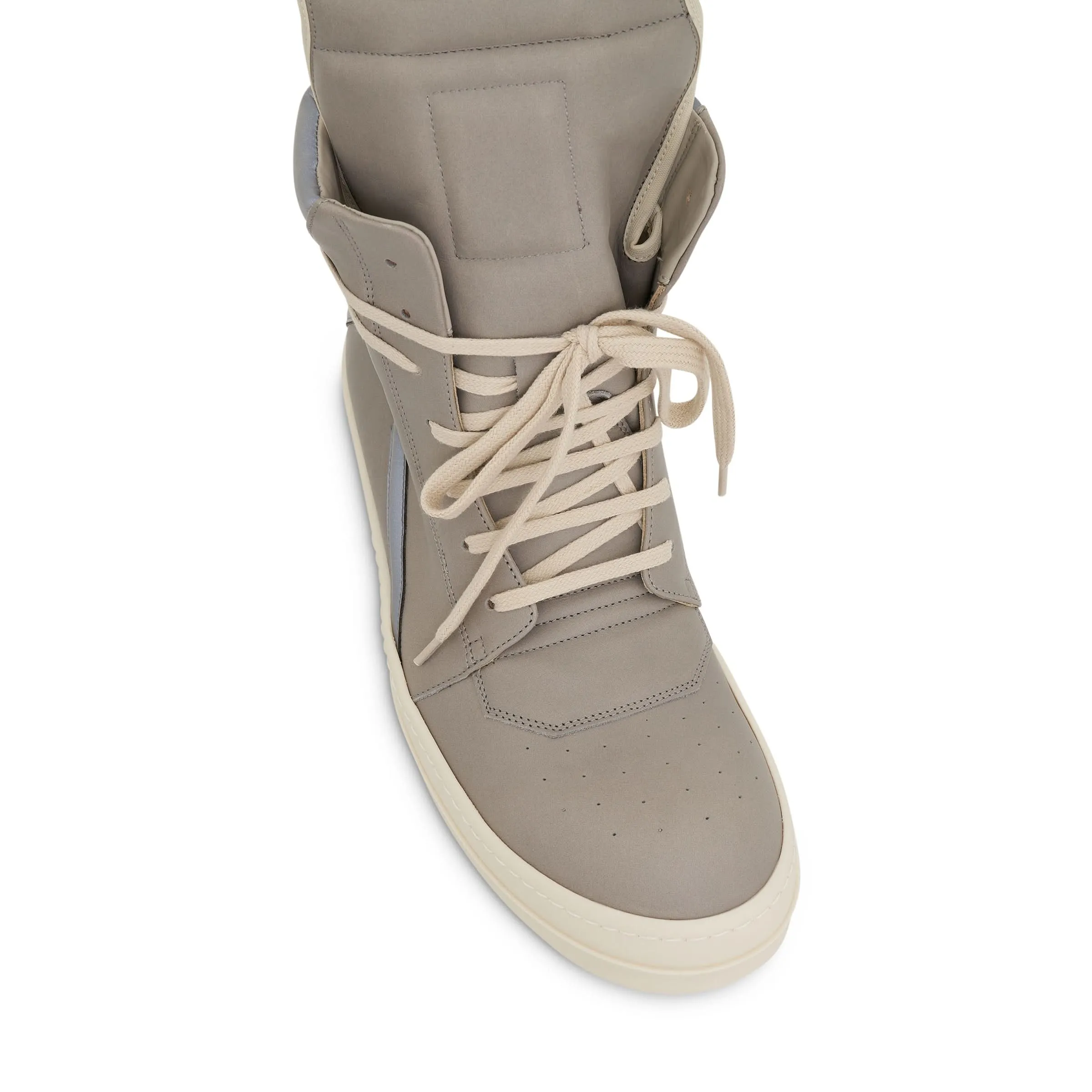 Geobasket Leather Sneaker in Pearl/Reflex