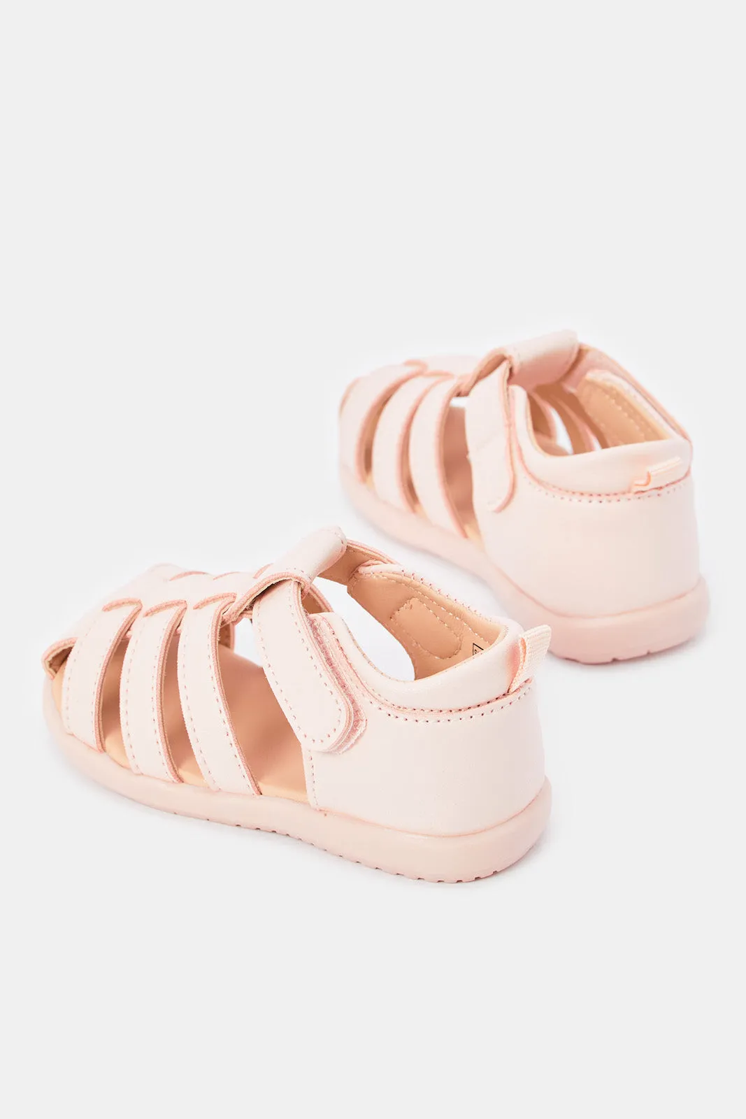 Girls Pink Fisherman Sandal