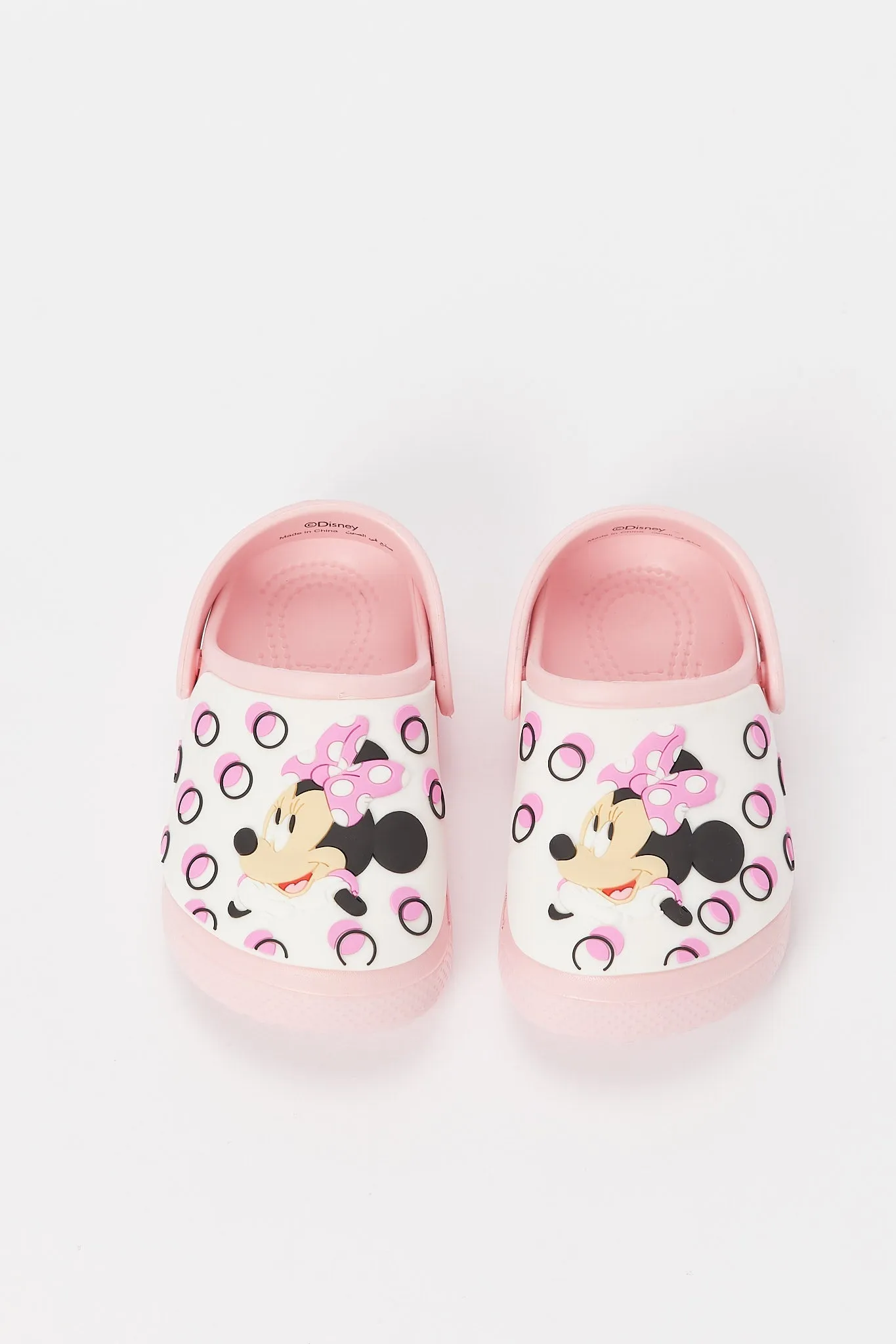 Girls Pink Minnie Mouse Clog