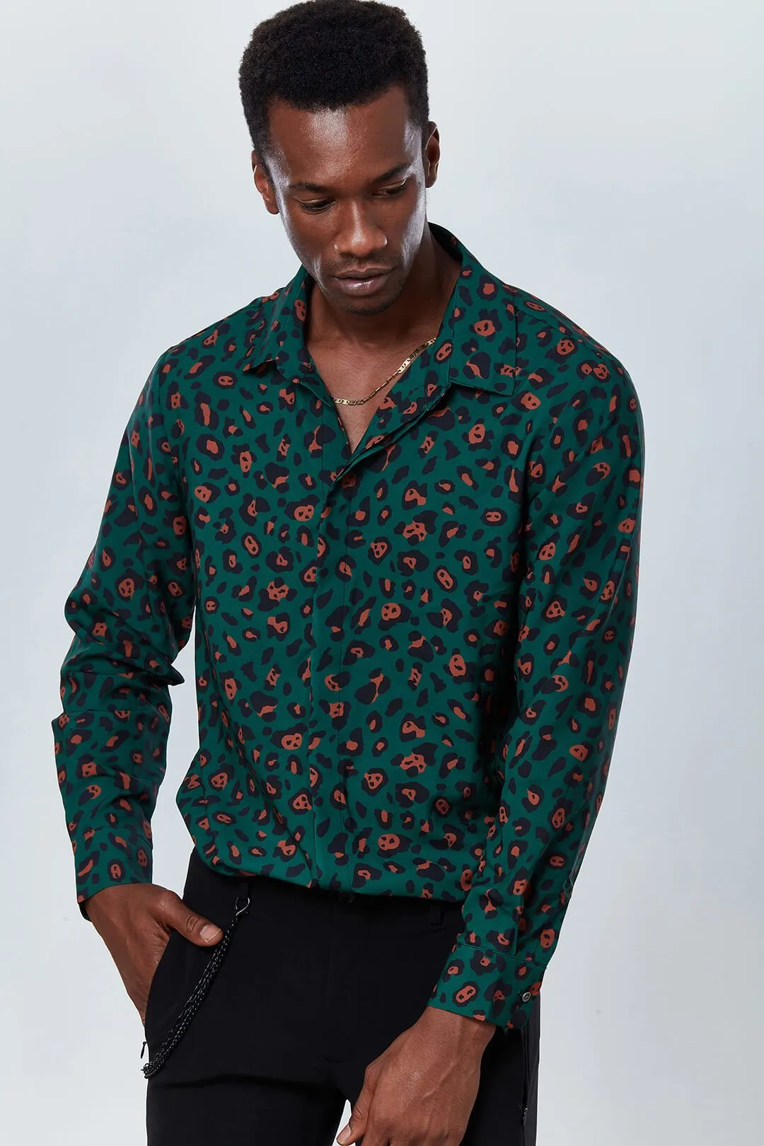 Green Leo Long Sleeve Shirt - Dear Deer