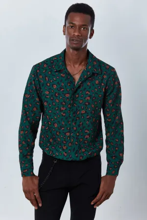 Green Leo Long Sleeve Shirt - Dear Deer