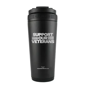 Guns Garin Support Our Troops Custom 26oz Ice Shaker