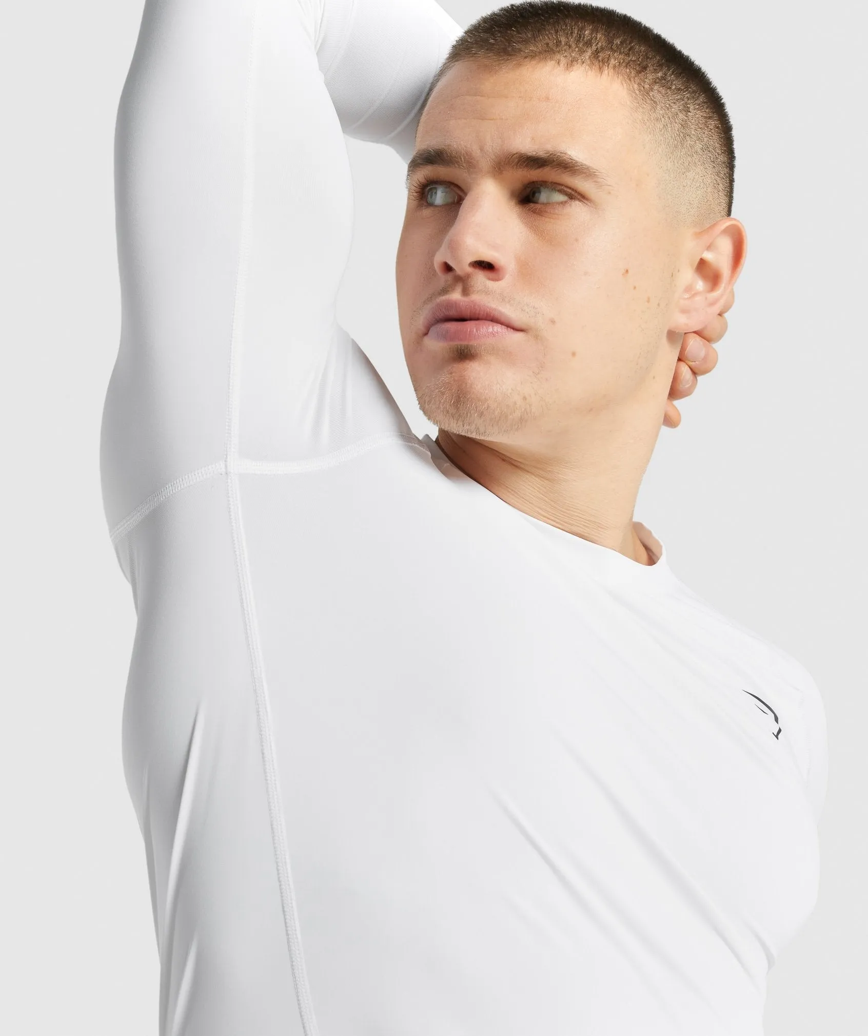 Gymshark Element Baselayer Long Sleeve T-Shirt - White