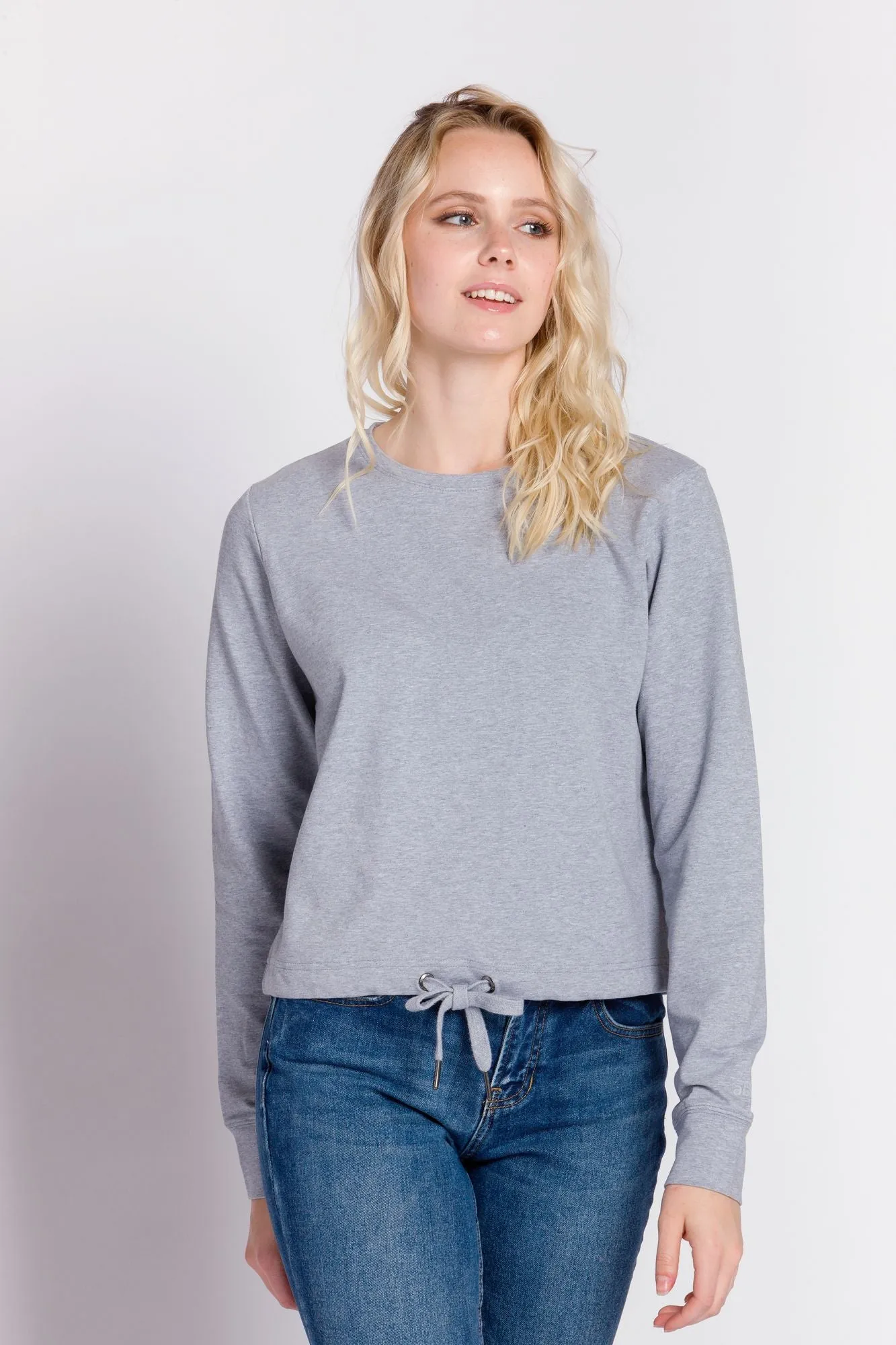 Harper | Women's Crop Top Crewneck Sweatshirt