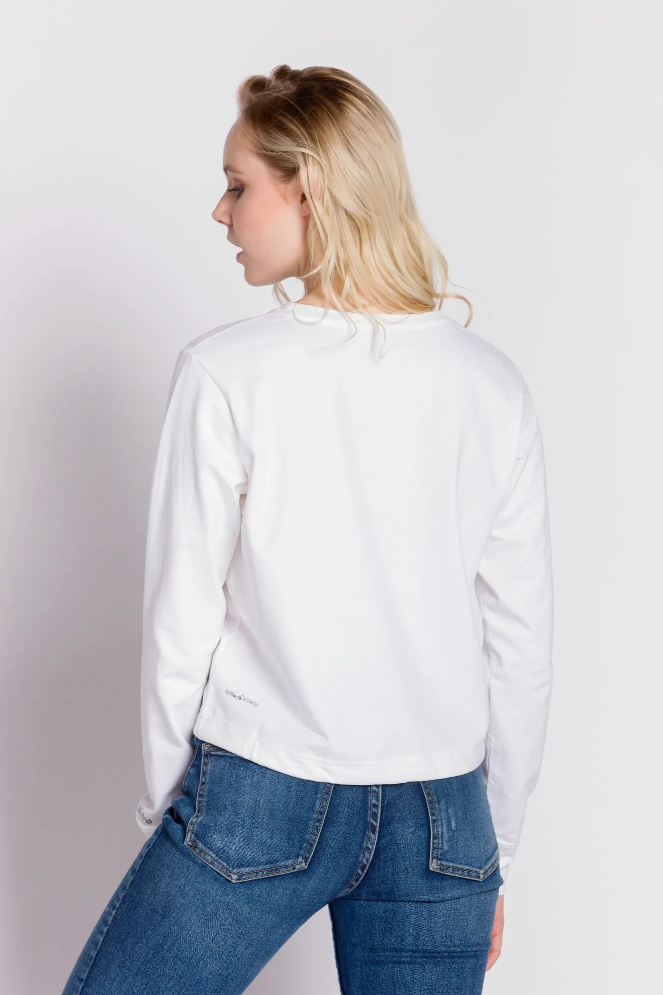 Harper | Women's Crop Top Crewneck Sweatshirt