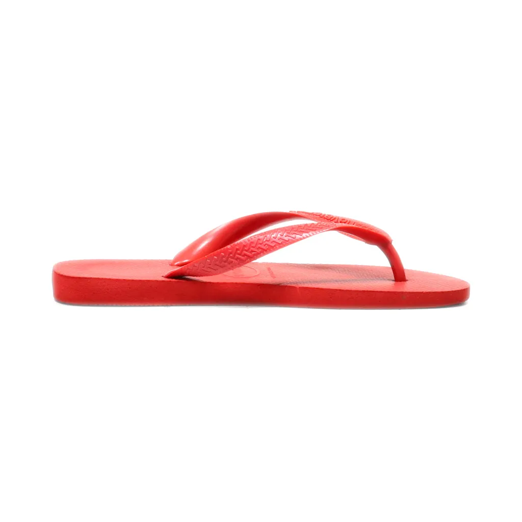 Havaianas Slippers Rubber Red Colour For Women