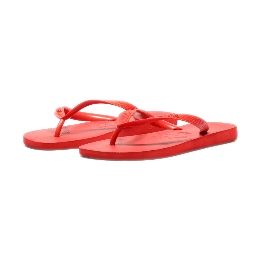 Havaianas Slippers Rubber Red Colour For Women