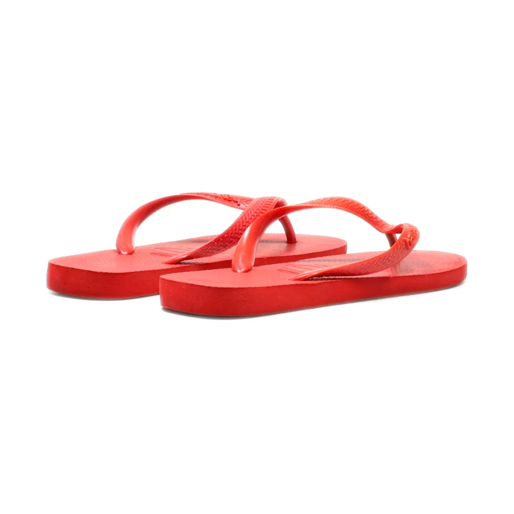 Havaianas Slippers Rubber Red Colour For Women