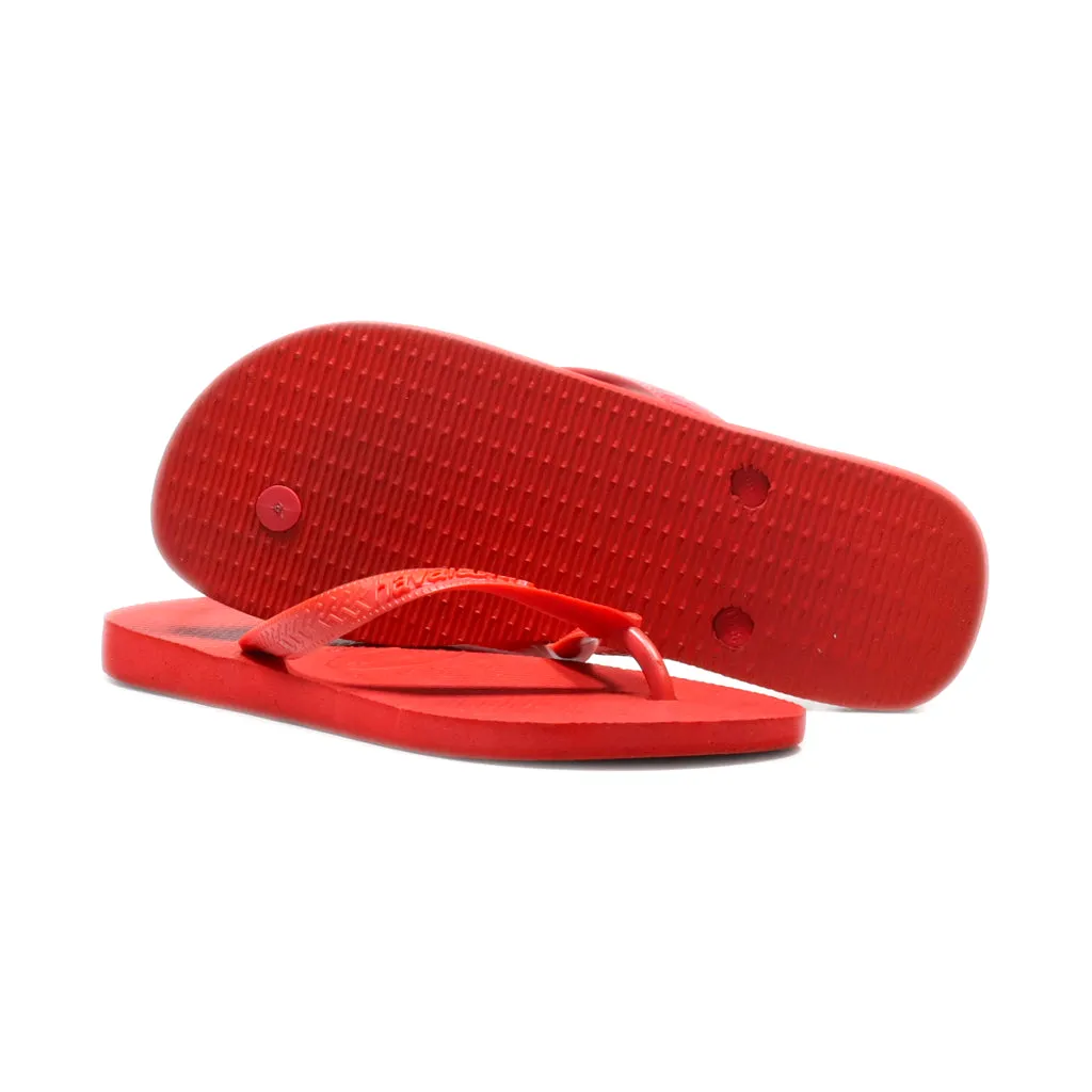 Havaianas Slippers Rubber Red Colour For Women