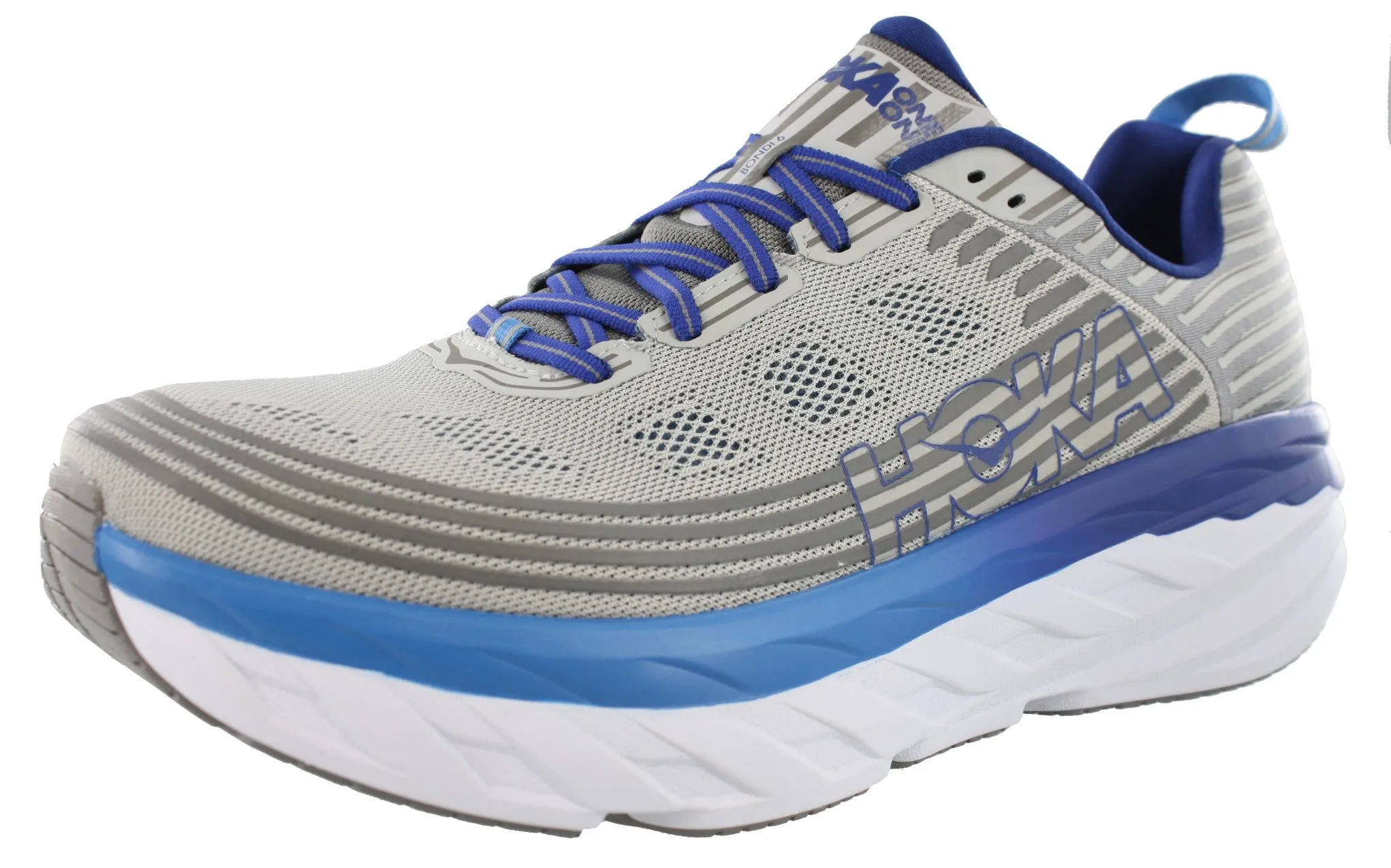 Hoka Men Ultra Marathon Cushioned Running Shoes Bondi 6