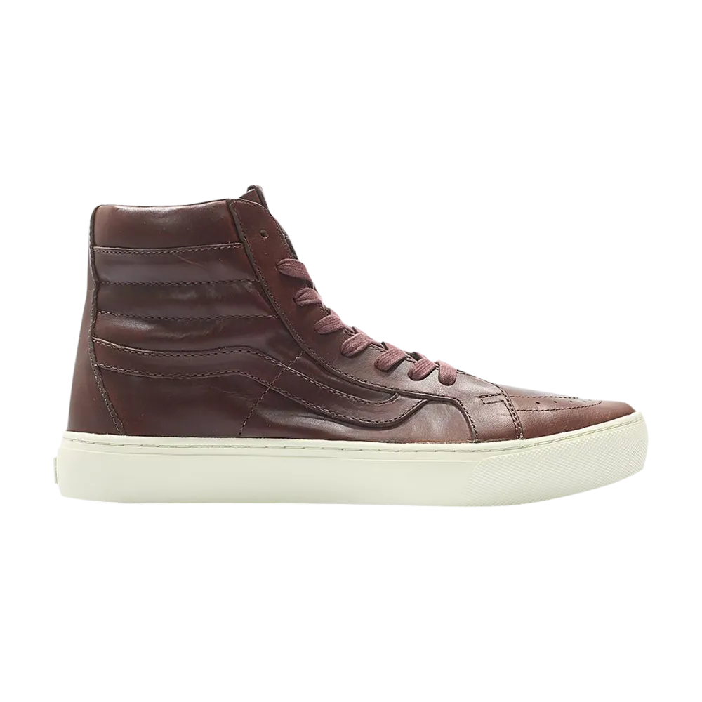 Horween Leather Co. Sneakers x Sk8-Hi Cup LX Vans, brown