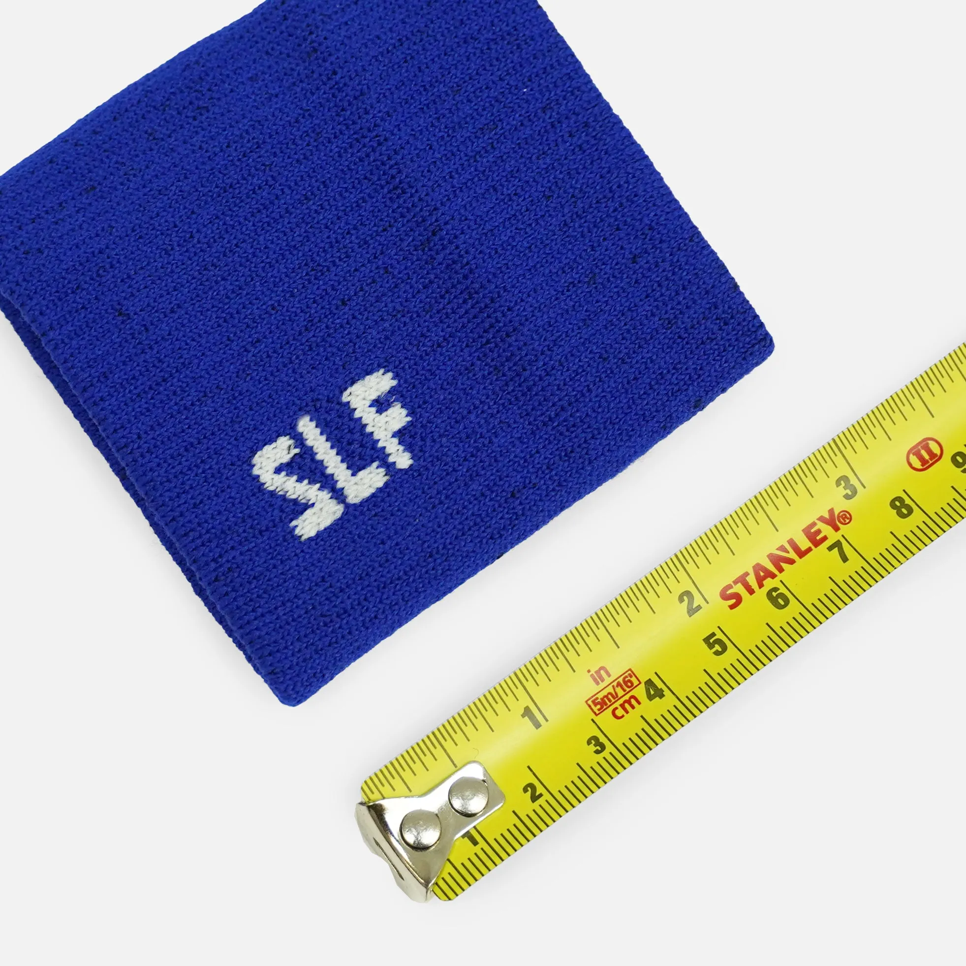 Hue Blue Drip Wristband with Logo (Single)