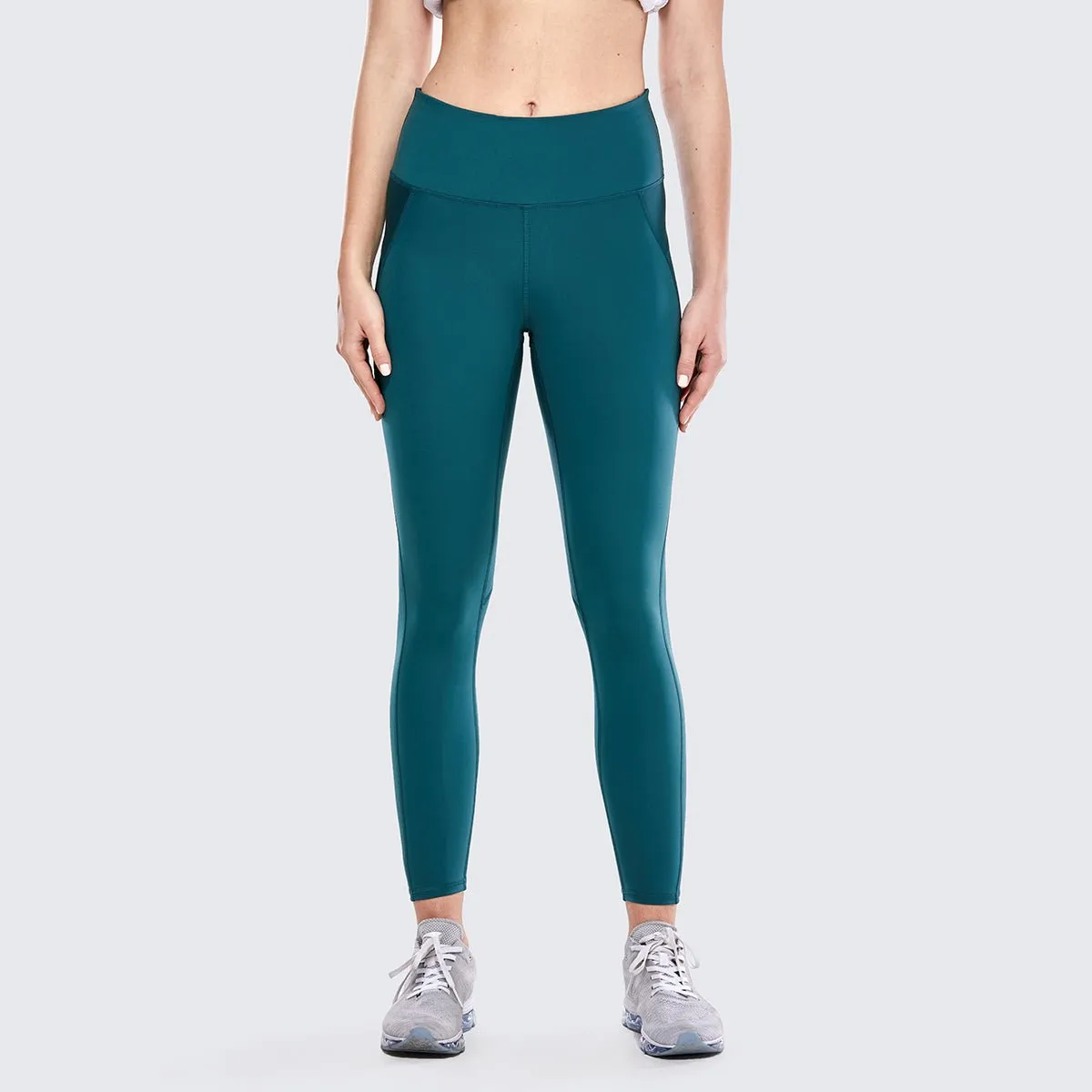 Hugged Feeling Compression Green Workout Leggings