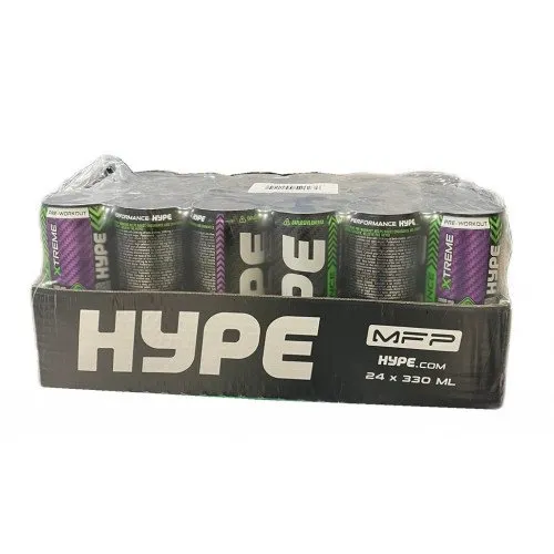 Hype Hype Xtreme Pre-Workout  - 24 x 330 ml.